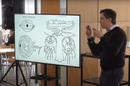 Dr Santiago Costantino lors du Dîner au goût de science CR-HMR